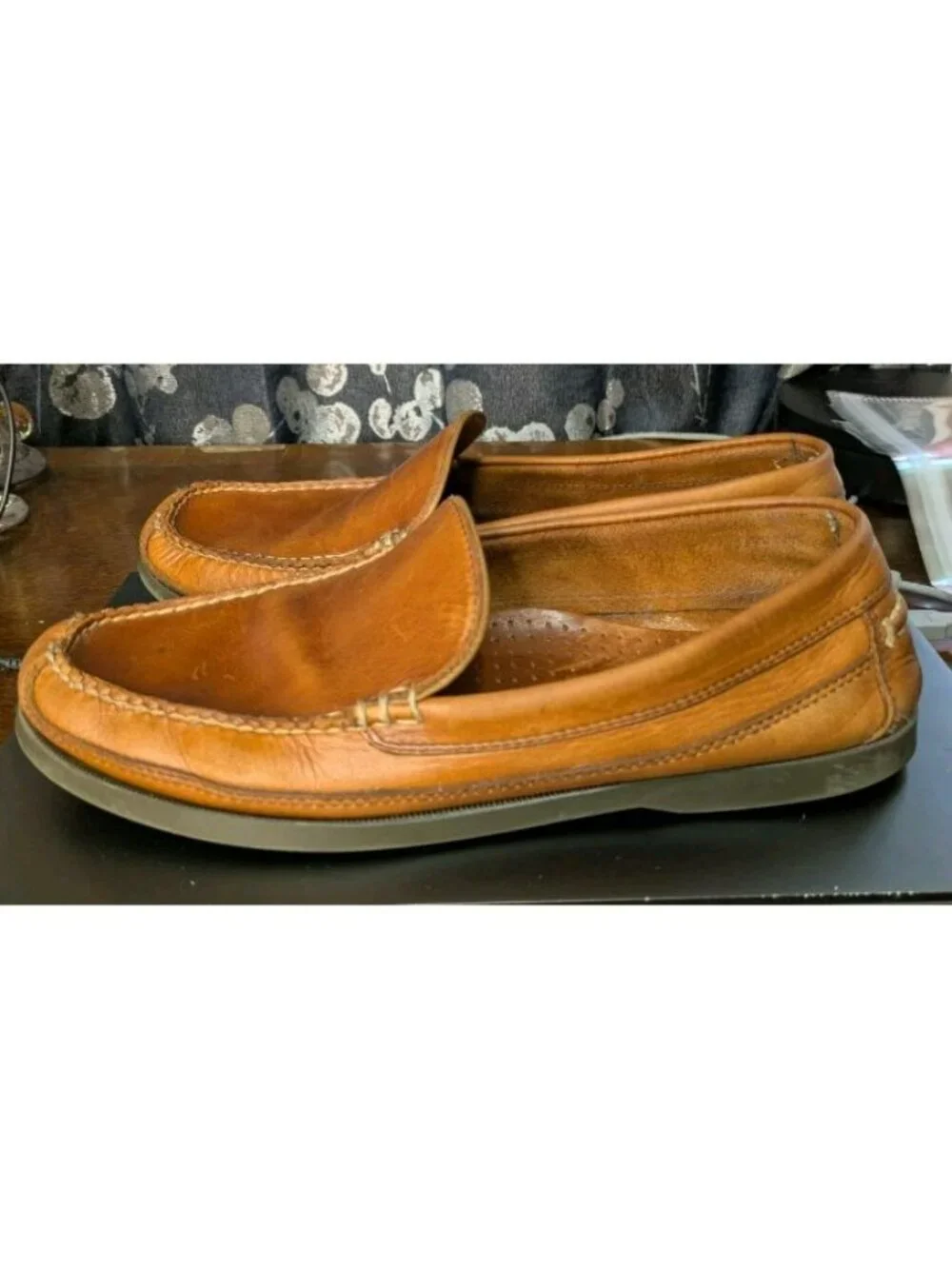 L.L. Bean Casco Bay Moc Loafers Brown Leather Slip On Casual Shoes Mens Sz 11 D